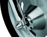 Kuryakyn Axle Nut Covers 1214 Covers, Solid, Steel, Chrome, Harley-Davidson®, Pair thumbnail 5