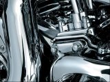 Kuryakyn Rear Cylinder Base Covers 8694 Engine Case Covers, Base, Aluminum, Chrome, Harley-Davidson®, Each thumbnail 1