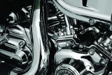 Kuryakyn Rear Cylinder Base Covers 8694 Engine Case Covers, Base, Aluminum, Chrome, Harley-Davidson®, Each thumbnail 7