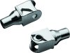 Kuryakyn Tapered Peg Adapters 8803 Motorcycle Foot Adapters, Tapered, Front/Rear, Adjustable, Steel, Chrome, for use on Honda®, Pair thumbnail 4