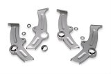 Kuryakyn Boomerang Frame Covers 7851 Cover, Steel, Chrome, Rear Chassis, Harley-Davidson®, Pair thumbnail 1