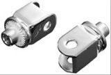 Kuryakyn Splined Peg Adapters 8815 Motorcycle Foot Adapters, Tapered, Front, Adjustable, Steel, Chrome, for use on Honda®, Pair thumbnail 1