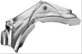 Kuryakyn Cylinder Base Covers 8393 Cover, Steel, Chrome, Bolts Included, Harley-Davidson®, Kit thumbnail 2