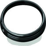 Kuryakyn Headlight Trim Rings 6916 Ring, Aluminum, Black, Harley-Davidson®, Each thumbnail 2