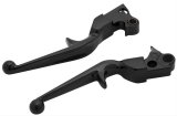 Kuryakyn Trigger Levers 1845 Lever, Brake and Clutch, Trigger, Aluminum, Black, Harley-Davidson®, Pair thumbnail 1