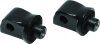Kuryakyn Splined Peg Adapters 8924 Foot Mounts, Splined, Steel, Gloss Black, Harley-Davidson®, Pair thumbnail 6