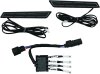 Kuryakyn LED Saddlebag Hinge Accents 5477 Accent, LED, Aluminum, Satin Black Finish, Red Bulb Color, Harley-Davidson®, Pair thumbnail 7
