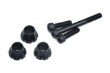 Kuryakyn Decorative Windshield Screws 5720 Component, Screw, Stainless Steel/Aluminum, Gloss Black, Harley-Davidson®, Kit thumbnail 1