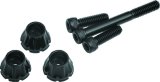 Kuryakyn Decorative Windshield Screws 5720 Component, Screw, Stainless Steel/Aluminum, Gloss Black, Harley-Davidson®, Kit thumbnail 2