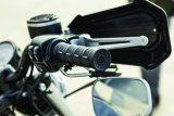 Kuryakyn Dillinger Grips 6673 Grips, Dillinger, Rubber/Aluminum, Black, Twist Throttle Compatible, 1 in. Bar Diameter, Harley-Davidson®, Pair thumbnail 5