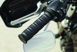 Kuryakyn Dillinger Grips 6673 Grips, Dillinger, Rubber/Aluminum, Black, Twist Throttle Compatible, 1 in. Bar Diameter, Harley-Davidson®, Pair thumbnail 6