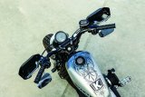 Kuryakyn Dillinger Grips 6673 Grips, Dillinger, Rubber/Aluminum, Black, Twist Throttle Compatible, 1 in. Bar Diameter, Harley-Davidson®, Pair thumbnail 7