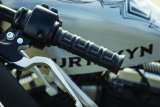 Kuryakyn Dillinger Grips 6673 Grips, Dillinger, Rubber/Aluminum, Black, Twist Throttle Compatible, 1 in. Bar Diameter, Harley-Davidson®, Pair thumbnail 8