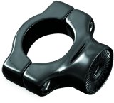 Kuryakyn Side Mount License Plate Clamps 3116 Clamp, Mount, Aluminum, Black, Harley-Davidson®, Each thumbnail 4