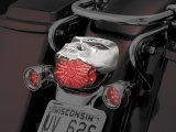 Kuryakyn Taillight Covers 9024 Cover, Zombie Style, Screw-on, Plastic, Black, Harley-Davidson®, Each thumbnail 1
