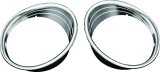 Kuryakyn Driving Light Bezels 5622 Bezels, Lights, ABS Plastic, Chrome Plated, Chieftain, Chieftain Classic, Roadmaster, Pair thumbnail 2