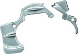 Kuryakyn Transmission Shrouds 6950 Case Cover, Shroud, Steel, Chrome, Harley-Davidson®, Each thumbnail 2