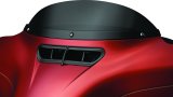 Kuryakyn Smooth Windshield Trim Strips 1389 Strips, Smooth, Steel, Gloss Black, Harley-Davidson®, Each thumbnail 9