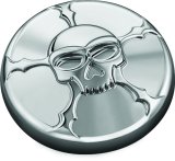 Kuryakyn Zombie Vented Gas Caps 7358 Fuel Tank Cap, Zombie, Vented, Aluminum, Chrome, Harley-Davidson®, Each thumbnail 3