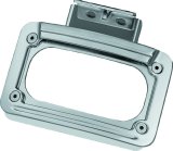 Kuryakyn LED Curved License Plate Frames with Mount 5699 Frame, LED, Curved, White Lighted, Aluminum, Chrome, Mount, Indian, Each thumbnail 2