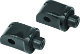 Kuryakyn Splined Male Adapters 8865 Foot Peg Mounts, Adapter, Gloss Black, Kawasaki, Yamaha, Pair thumbnail 2