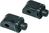 Kuryakyn Splined Male Adapters 8865 Foot Peg Mounts, Adapter, Gloss Black, Kawasaki, Yamaha, Pair thumbnail 3