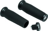 Kuryakyn Thresher Grips 5947 Grips, Thresher, Aluminum, Black, Twist Throttle, 1 in. Bar Diameter, Kawasaki, Suzuki, Victory, Yamaha, Pair thumbnail 2