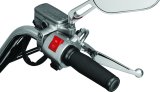 Kuryakyn Thresher Grips 5947 Grips, Thresher, Aluminum, Black, Twist Throttle, 1 in. Bar Diameter, Kawasaki, Suzuki, Victory, Yamaha, Pair thumbnail 5