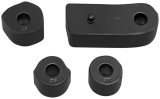Kuryakyn Driver Floorboard Spacers 7508 Floor Board Component, Spacer, Black, Harley-Davidson®, Kit thumbnail 1