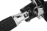 Kuryakyn Splined Peg Adapters 8945 Foot Mounts, Splined, Steel, Chrome, Harley-Davidson®, Pair thumbnail 1