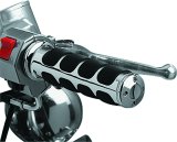 Kuryakyn ISO Grips 6235 Grips, ISO, Aluminum, Chrome, 125mm Length, Twist Throttle Compatible, 1 in. Bar Diameter, Pair thumbnail 3