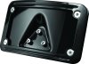 Kuryakyn Curved Lay Down License Plate Mounts 3148 Mounts, Steel, Black Painted, Kit thumbnail 7