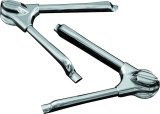 Kuryakyn Unlighted Phantom Swingarm Covers 7815 Covers, Phantom, Steel, Chrome, Harley-Davidson®, Kit thumbnail 3