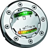 Kuryakyn Informer LED Gauges 7282 Gauges, Digital, Round, Chrome, OEM Replacement, Each thumbnail 2