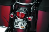 Kuryakyn Taillight Covers 9008 Cover, Contoured, ABS Plastic, Chrome, Harley-Davidson®, Each thumbnail 4