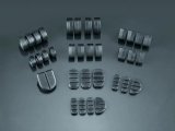 Kuryakyn Replacement Brake Pedal Pad Rubbers 8083 Rubbers, Black, Harley-Davidson®, Set of 4 thumbnail 1