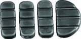 Kuryakyn Replacement Brake Pedal Pad Rubbers 8083 Rubbers, Black, Harley-Davidson®, Set of 4 thumbnail 2