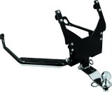 Kuryakyn Trailer Hitches 7642 Hitch, Rear, Fixed Mount, Plate Steel Welded, Chrome, for use on Honda®, Kit thumbnail 2