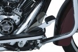 Kuryakyn Extended Brake Pedals 9670 Foot Control, Pedal, Steel, Chrome Plated, Harley-Davidson®, Each thumbnail 1