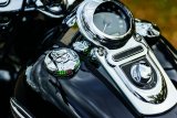 Kuryakyn Zombie LED Fuel and Battery Gauges 7357 Gauge, LED, Tank Mounted, Level/Battery Voltage, Digital, Empty-full/10-16 V, Round, Chrome, Harley-Davidson®, Each thumbnail 5