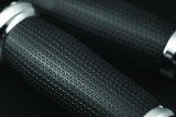 Kuryakyn Thresher Grips 5946 Grips, Thresher, Aluminum, Chrome, Twist Throttle, 1 in. Bar Diameter, Kawasaki, Suzuki, Victory, Yamaha, Pair thumbnail 4
