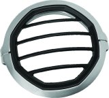 Kuryakyn Dillinger Headlight Trim Rings 6687 Ring, Dillinger, Aluminum, Silver, 5.750 in. Diameter, Harley-Davidson®, Each thumbnail 2