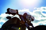 Kuryakyn Dillinger Headlight Trim Rings 6687 Ring, Dillinger, Aluminum, Silver, 5.750 in. Diameter, Harley-Davidson®, Each thumbnail 7