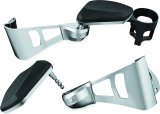 Kuryakyn Passenger Armrests 8955 Armrest, Passenger, Vinyl, Black, Adjustable, Harley-Davidson®, Pair thumbnail 3