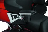 Kuryakyn Passenger Armrests 8955 Armrest, Passenger, Vinyl, Black, Adjustable, Harley-Davidson®, Pair thumbnail 5