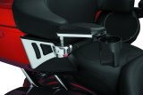 Kuryakyn Passenger Armrests 8955 Armrest, Passenger, Vinyl, Black, Adjustable, Harley-Davidson®, Pair thumbnail 8