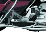 Kuryakyn Adjustable Passenger Peg Mounts 4571 Foot Pegs, Passenger, Adjustable, Small Style, Steel, Chrome, Harley-Davidson®, Pair thumbnail 3