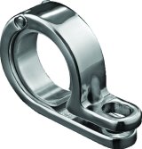 Kuryakyn P-Clamps 4024 Motorcycle P-Clamp, Stainless Steel, Chrome Finish, 1 1/8" - 1 1/4", Each thumbnail 2