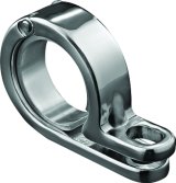 Kuryakyn P-Clamps 4024 Motorcycle P-Clamp, Stainless Steel, Chrome Finish, 1 1/8" - 1 1/4", Each thumbnail 3