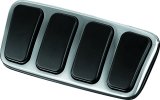 Kuryakyn Brake Pedal Pads 8849 Pad, Position, Clamshell Design, Steel, Chrome Plated, for use on Honda®, Each thumbnail 2